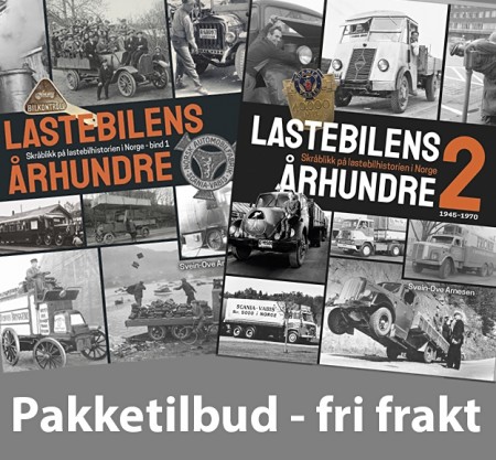 Lastebilens Århundre – bind 1 + 2 samlepakke. Fri frakt inkludert.