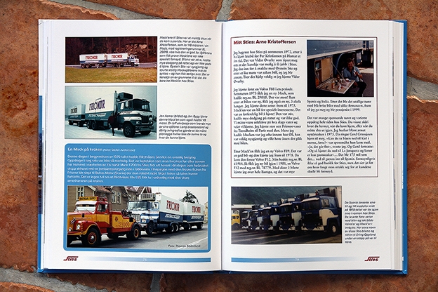 Historiene er fortalt av Sties-ansatte og sjåfører. Boken har mange flotte bilder.